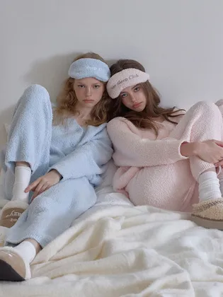 레이지 플러피 가디건 팬츠 세트