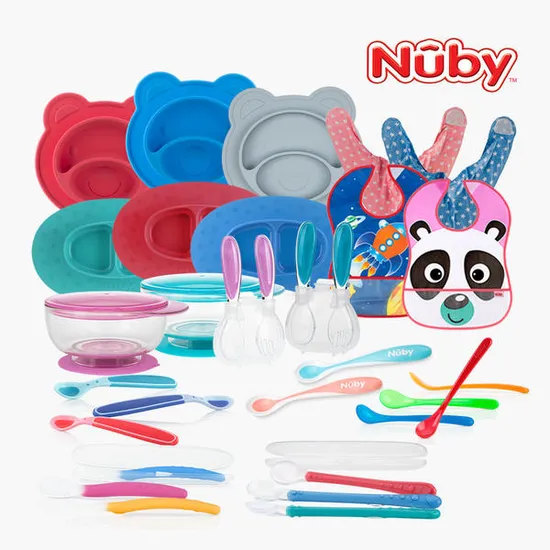 누비 3스텝 이유식스푼 3개입