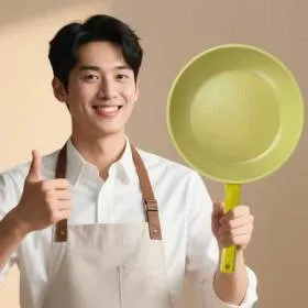 올리브그린 IH 인덕션 프라이팬 궁중팬 2종세트