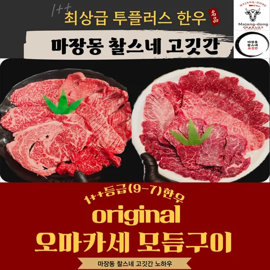 프리미엄 한우 오마카세 1++등급 800g