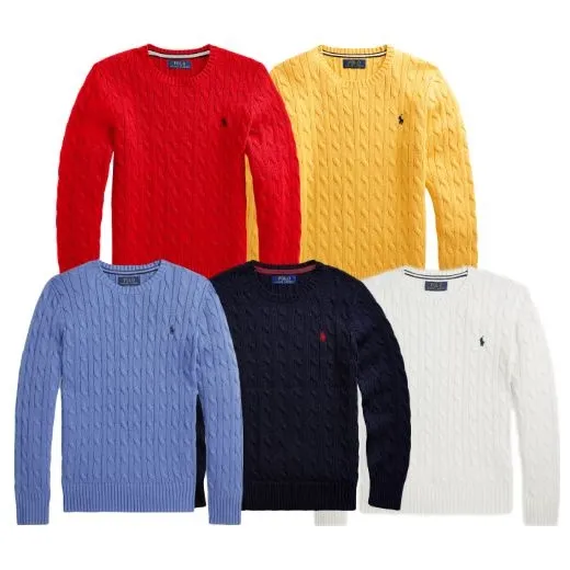 폴로랄프로렌 보이즈 꽈배기 니트 67,750원