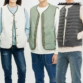 잠뱅이 라운드넥 경량 베스트