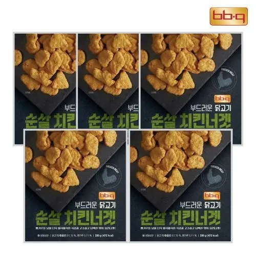 BBQ 순살 치킨 너겟 200g x 5팩