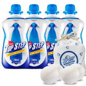 탑스텝 세탁세제 1100ml x 4개 울드라이어볼 4개입