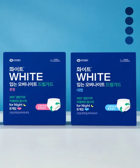 화이트 입는오버나이트 드림가드 중/대/특대 X4팩 13430원