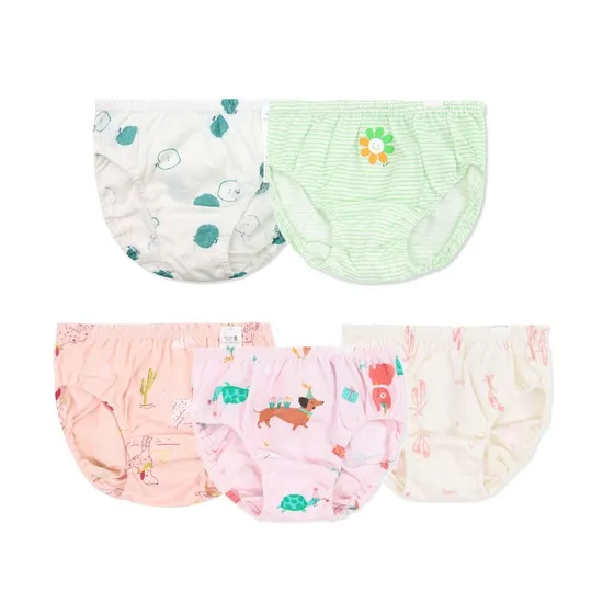 오가닉맘 아동용 삼각팬티 5종세트