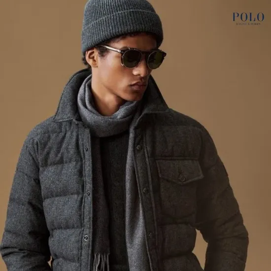 폴로 랄프로렌 고햄 다운 재킷