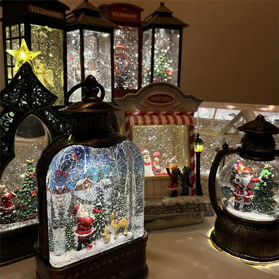 크리스마스 LED 눈사람 오르골