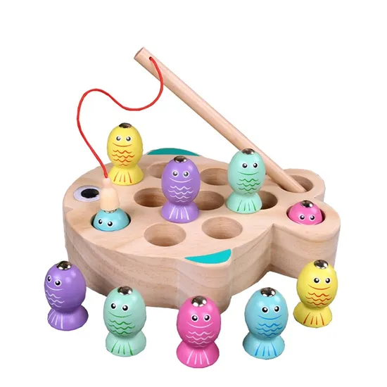 붐키즈 원목낚시놀이 장난감 12개