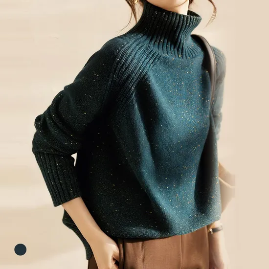 KARRA 트윙클팝폴라넥니트