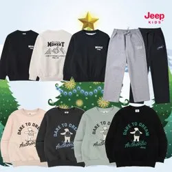 지프키즈 어센틱 기모맨투맨 팬츠