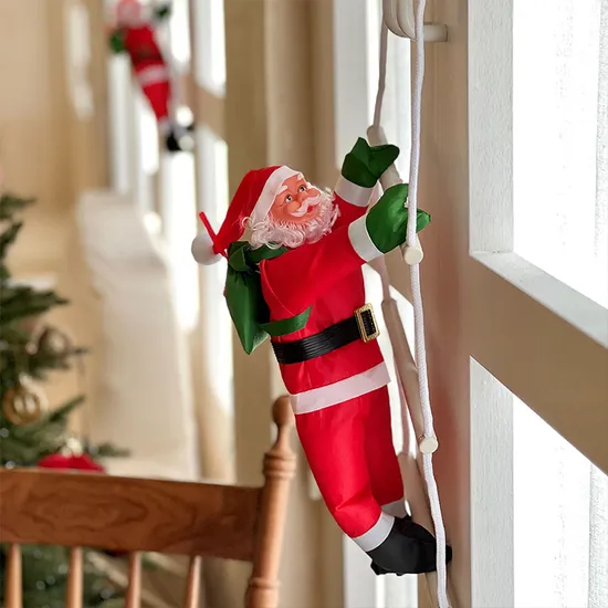 크리스마스 소품 사다리 산타 할아버지 50cm