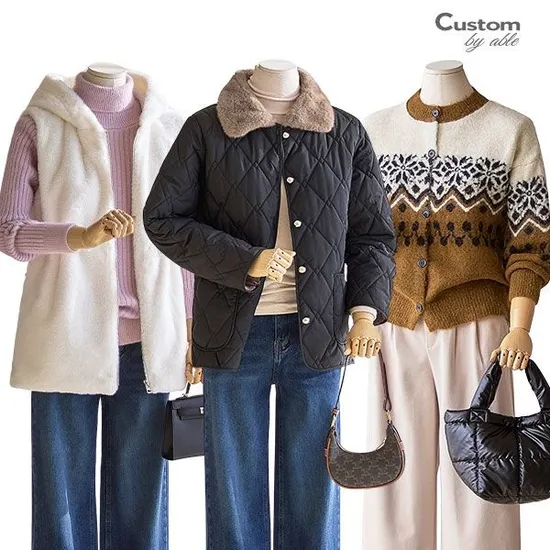 퍼카라 융털안감 패딩자켓 21,500원