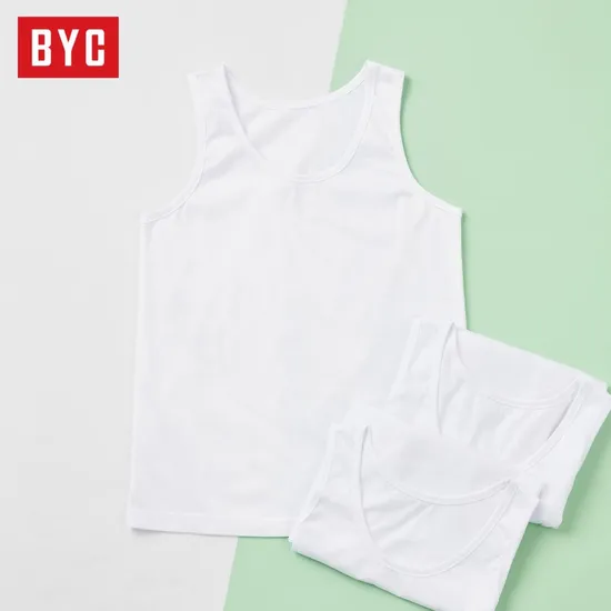 BYC 아동 런닝 6매 세트