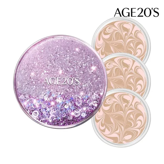 에이지투웨니스 오리지널 샤이닝 드롭팩트 케이스+리필 3개