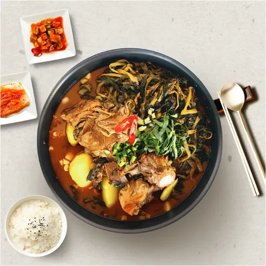 김가네 감자탕 5kg 라면사리 겨자소스