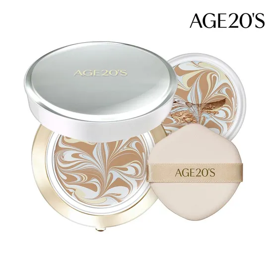 에이지투웨니스 시그니처 에센스 커버 팩트 마스터 벨벳 본품+리필