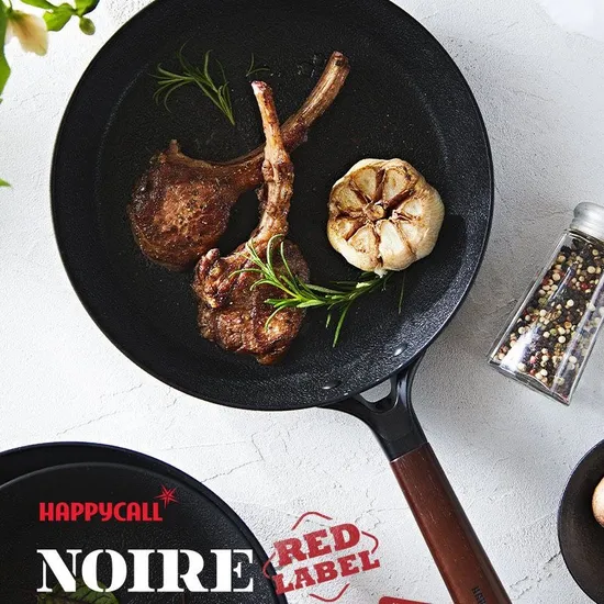 해피콜 누아르 레드라벨 IH 프라이팬 22cm