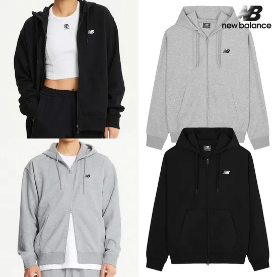 뉴발란스 클래식 긴팔 후드 집업