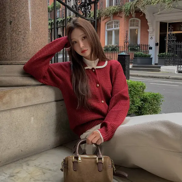 로미스토리 아노락케이블 니트