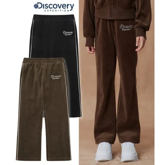 디스커버리키즈 여아 벨루어 트레이닝 팬츠
