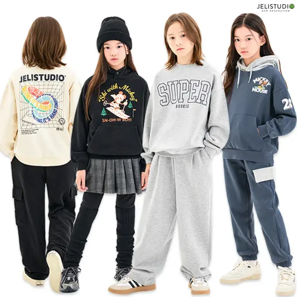 젤리스튜디오 미키와 친구들 데일리후드점퍼