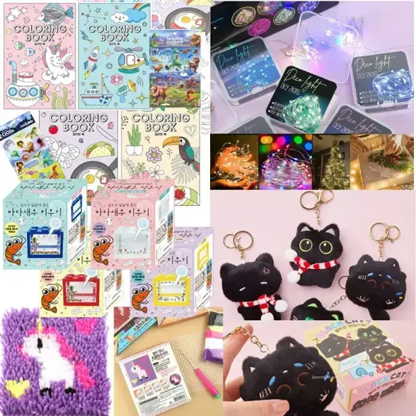 컬러링북 1000원 시나모몰 탁상달력 2500원