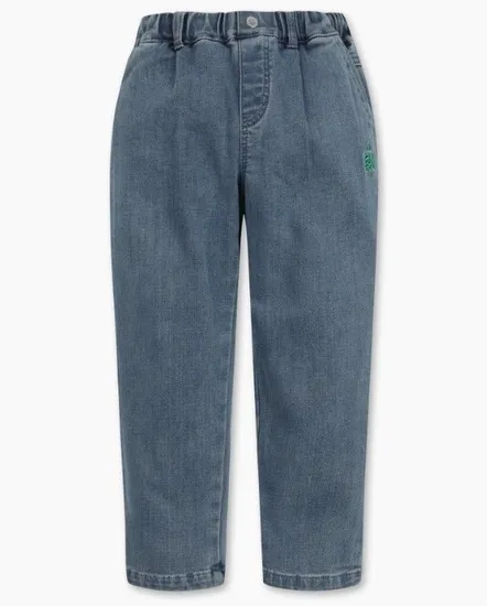 베네통키즈 기모 데님 밴딩 팬츠