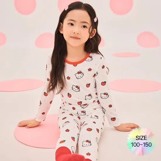 스파오키즈 산리오 라운지 실내복 상하세트