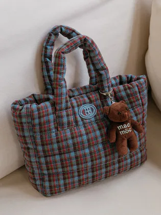 마크모크 쪼만 퀼팅 데일리 토트백