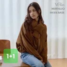 이드나니트 체크목도리 2개 세트