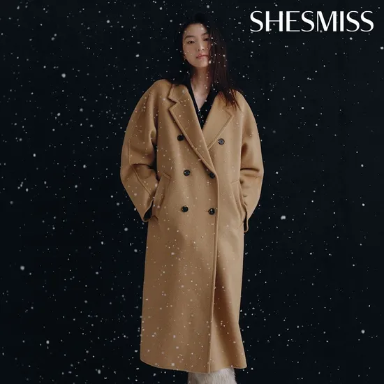 쉬즈미스 울 혼방 세일러 카라 니트 풀오버