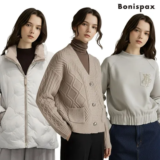 보니스팍스 속기모 포켓 밑단밴딩 티셔츠