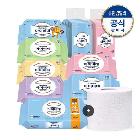 크리넥스 마이비데 퓨어 캡 40매 18개