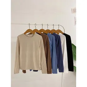 허니제이 센트린 찰랑 속기모 긴팔 티셔츠 1+1