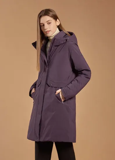 네파이젠벅 인퀄팅 보온안감 스트링 롱패딩