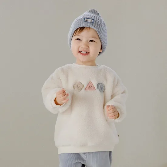 해피프린스 올린 후리스 아기 맨투맨