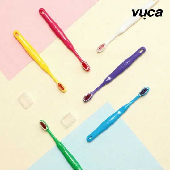 뷰카 주니어 더블 초미세 어린이 칫솔 12개입