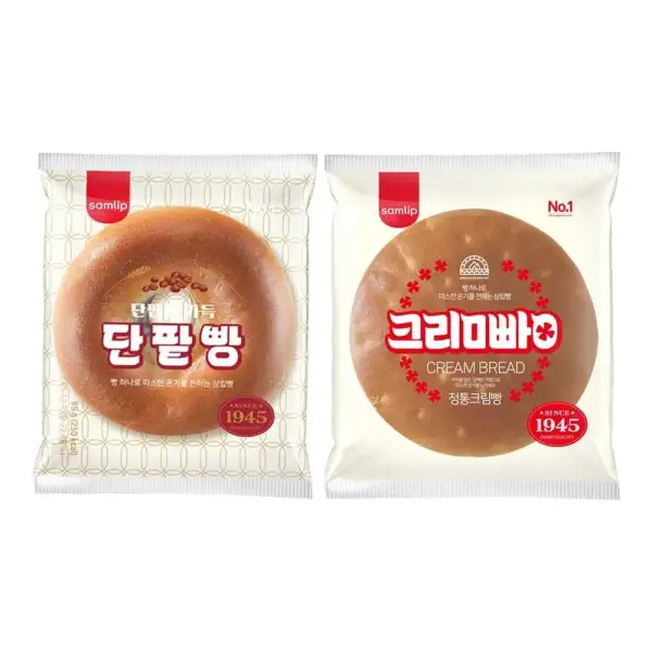삼립 정통단팥빵 5봉 정통크림빵 5봉