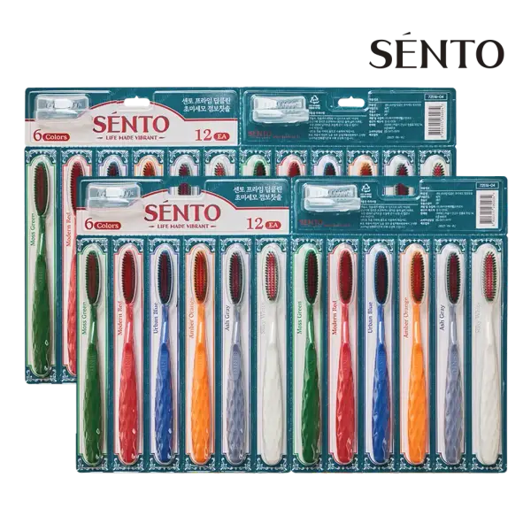 센토 프라임 초미세모 점보칫솔 24개