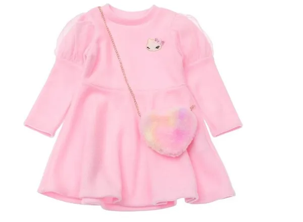 프렌치캣 PK 퍼 가방 원피스