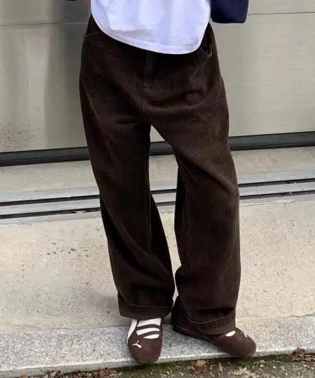 덜루스 브러쉬드 코듀로이 팬츠