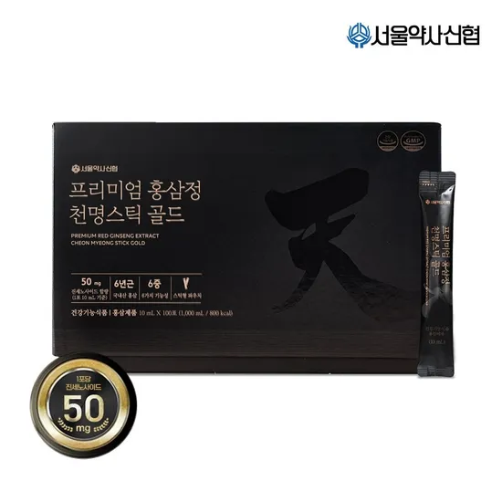 홍삼정 천명 스틱 골드 10ml x 100포