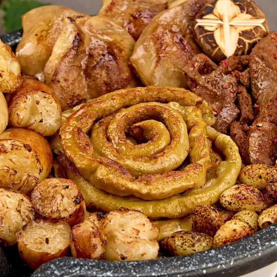 모듬한판 소 초벌 곱창구이 760g 3-4인분