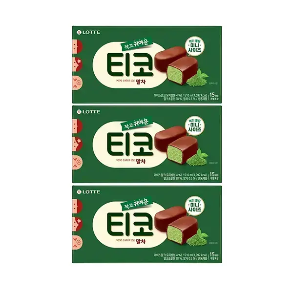 티코 말차 510ml 3개