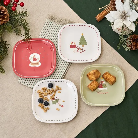모던하우스 L 크리스마스 트레이 4개 세트