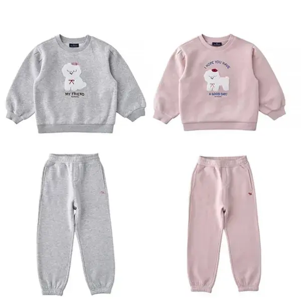 블루독 도기 프렌즈 스웨트셔츠 팬츠