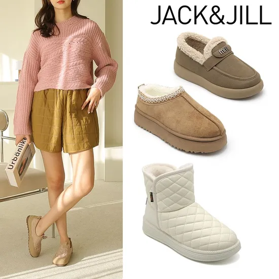 잭앤질 남녀공용 패딩부츠