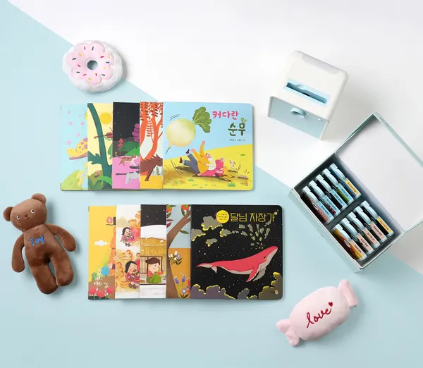 키즈위드 이야기시네마플러스 2세대 그림자극장 책 팩 2개