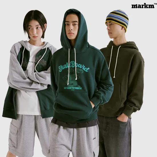 마크엠 골프 폴로 집업 스웻셔츠